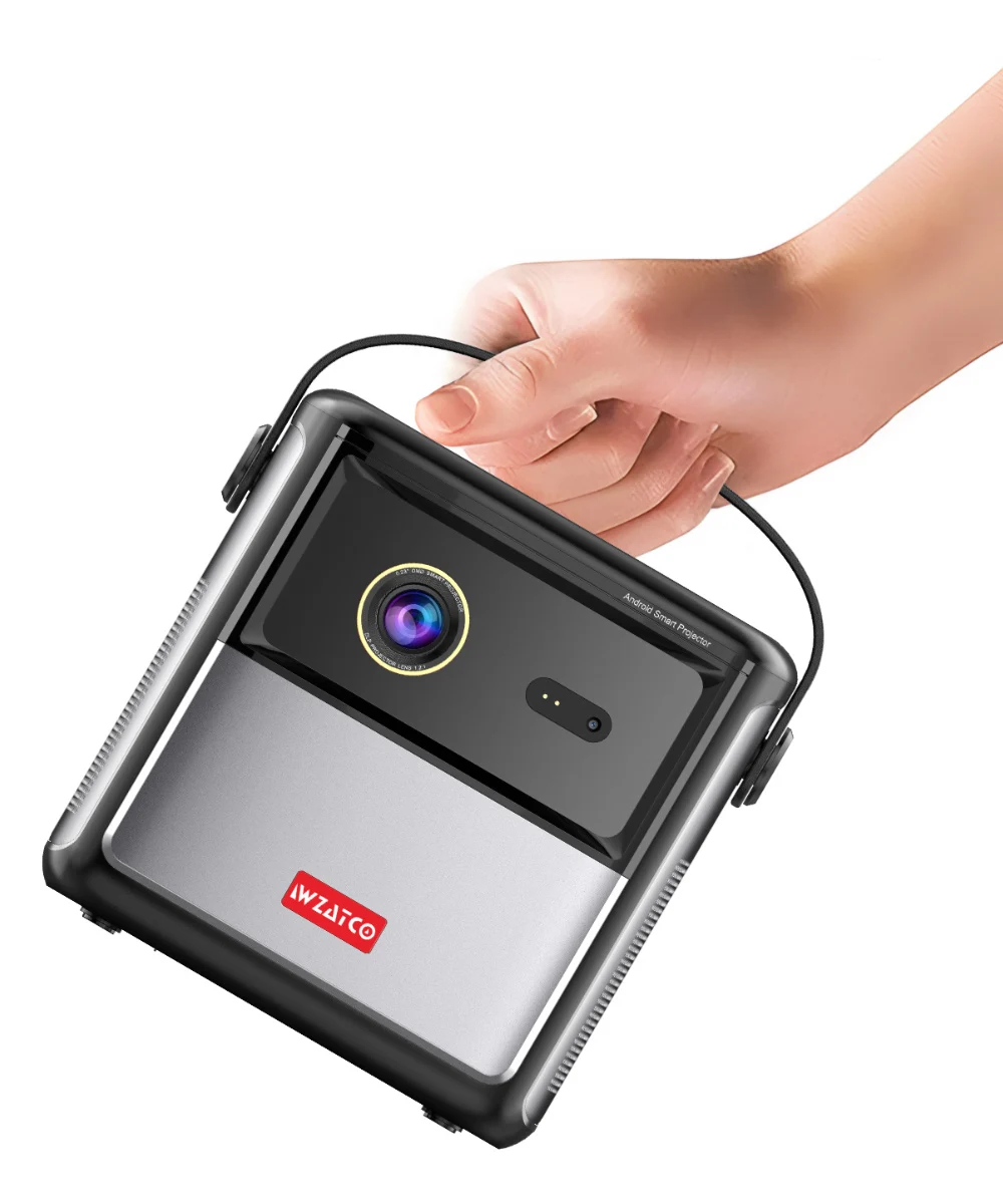 WZATCO S90 3D 4K кинотеатр Android 11 0 Wi-Fi мини-портативный 1080P домашний