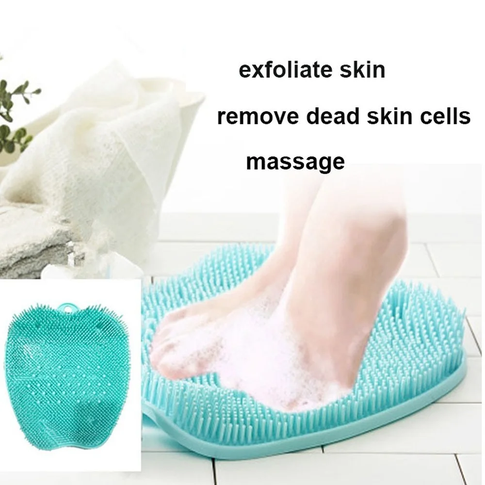 

Massage Cushion Shower Foot Massager Scrubber Cleaner Improves Foot Circulation Reduces Foot Pain - Soothes Tired Achy Feet