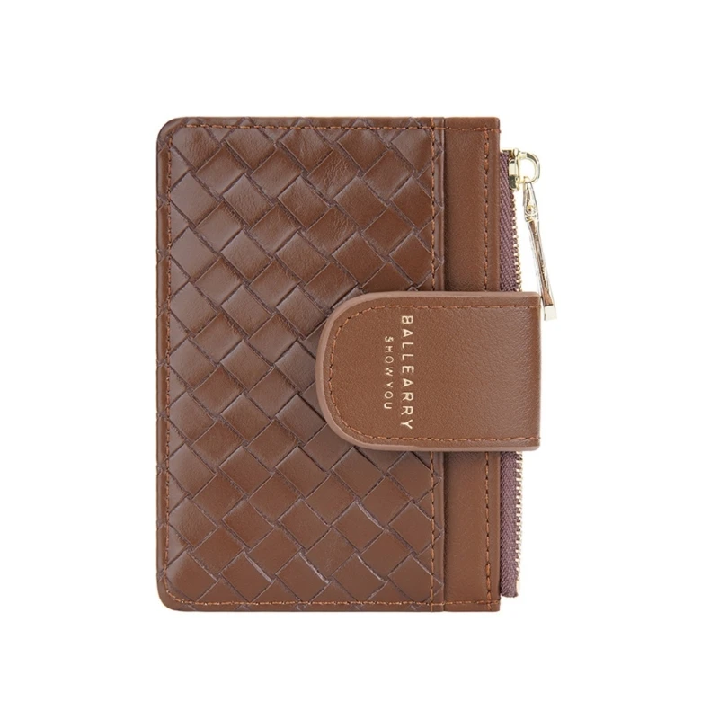 

Women Short Wallet PU Leather Zipper Wallet Credit Card Holder Fashion Coin Purses Business Wallet for Girls