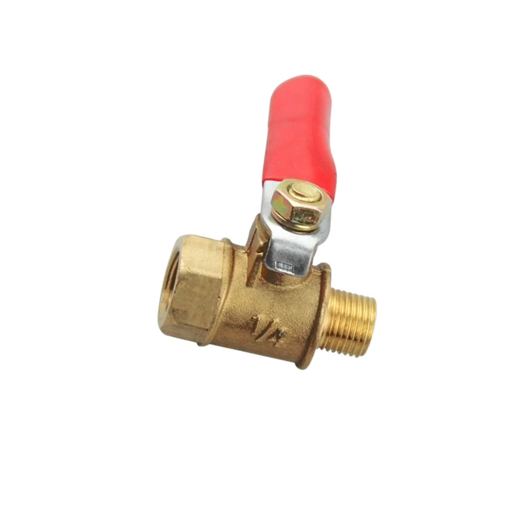 

1/2/3/5 Brass Ball Valve Dual Ends Male Female Thread Hose Connector Switch Farmhouse Irrigation System Accessories 1/8 Inch