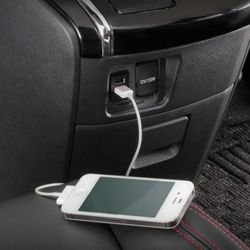 

1Pcs Universal Car Phone Dual USB Charger Adaptor Ports charging Socket DC 12V 24V 2.1A for Honda Car Battery Charging Units