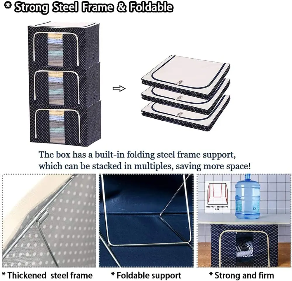 Ящик для хранения одежды большой емкости складной пылезащитный органайзер шкафа