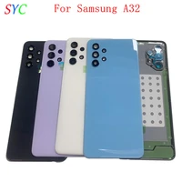 rear door battery cover housing case for samsung a32 a325 a326 back cover with camera lens logo repair parts