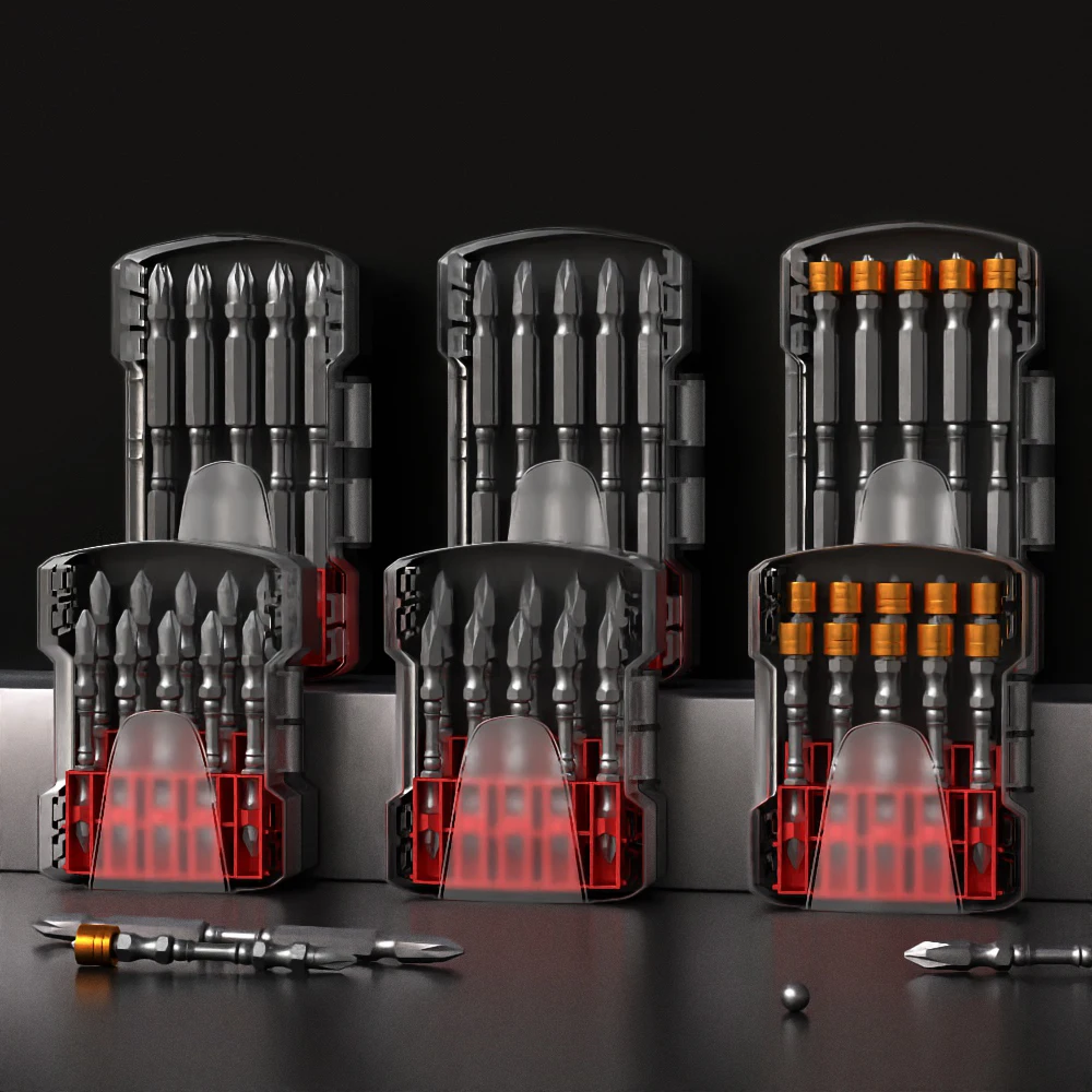 10 шт./партия магнитные Биты Phillips PH2 1/4 дюйма 65 мм 100