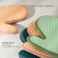 pet gloves cat and dog accessories cat carding dloves beauty gloves animal hair removal gloves bath cleaning massage