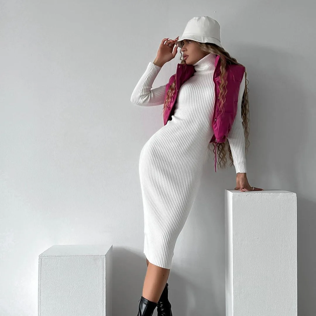 Solid Color Sleeveless Collar Short Section Vest Female Autumn and Winter New Fashion Solid Color Draw Pleat Zipper Short Jacket
