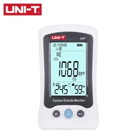 uni t a37 co2 meter automatic baseline correction audible and visual alarm low battery indication auto power off backlight