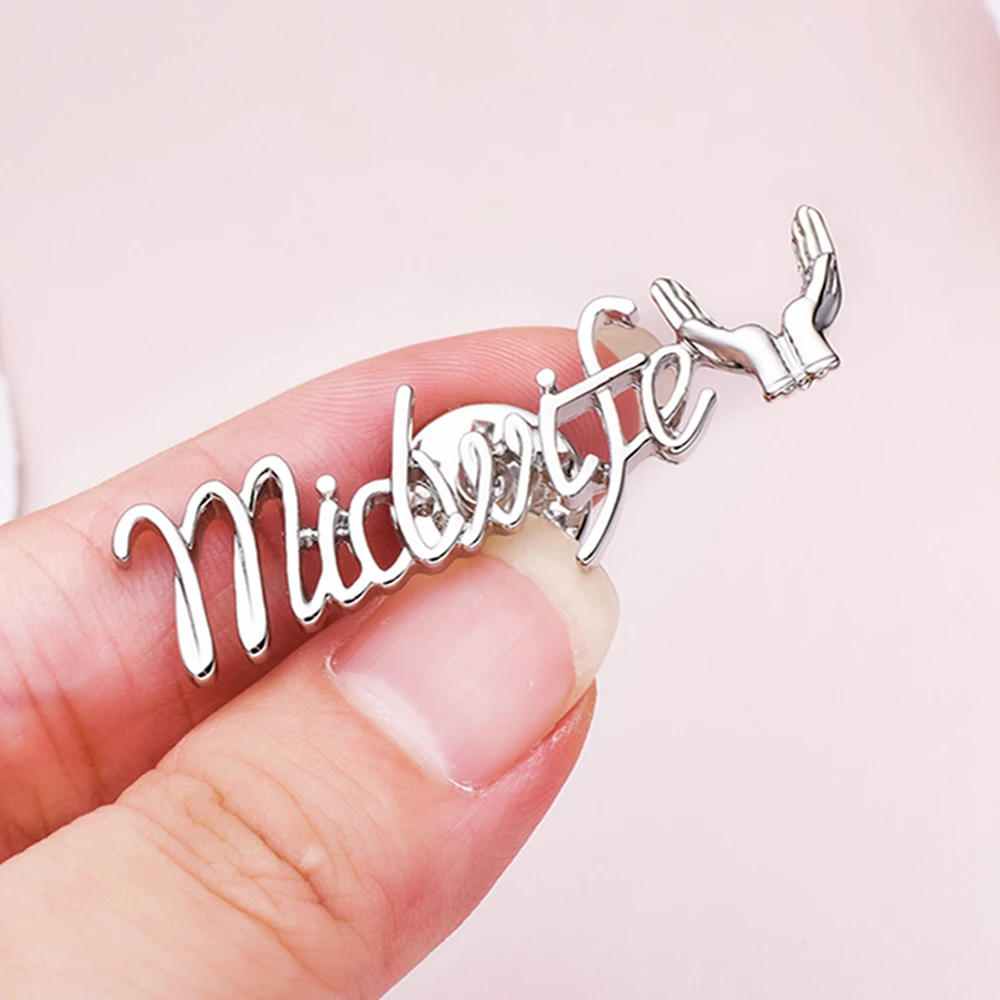 

Catuni Midwifery Obstetrics Medicine Pin Brooch Medical Creative Lapel Backpack Bag Badge Exquisite Accessories for Doctor Nurse