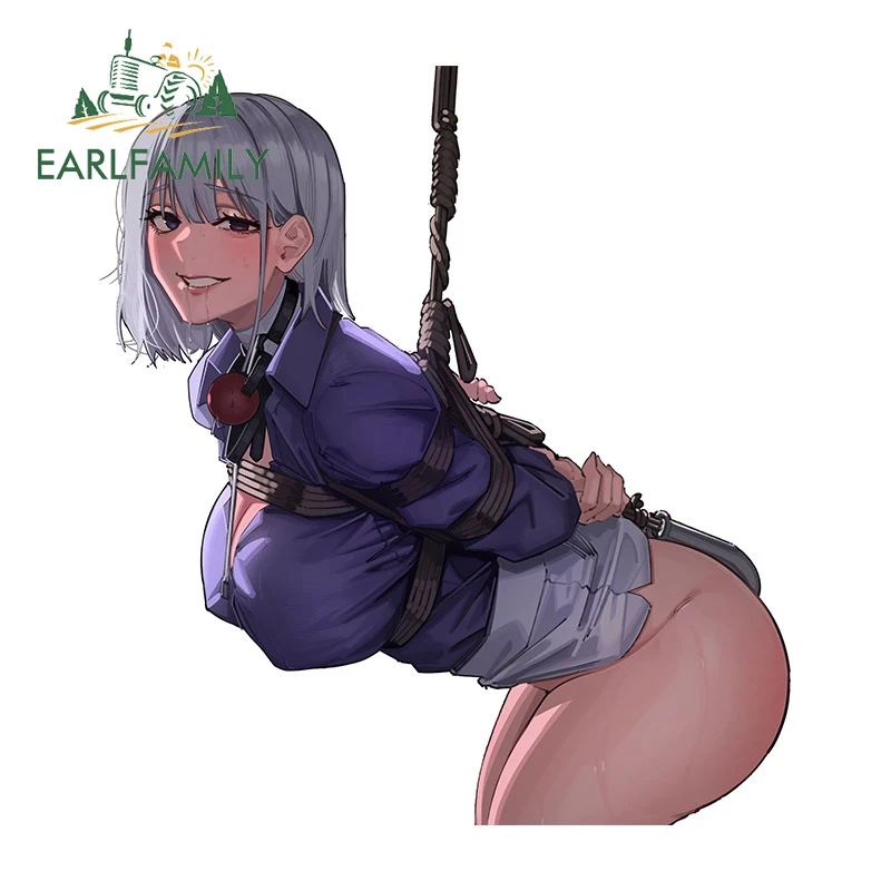 EARLFAMILY 13cm x 11 8 cm Ass Bundle Hentai наклейки NSFW Booty Tie Переводные водонепроницаемые