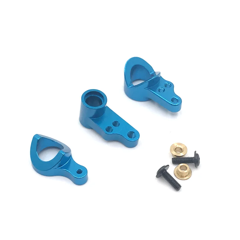 

Metal Upgrade Steering Set For WLtoys 1/14 144010 144001 144002 1/12 124016 124017 124018 124019 RC Car Parts