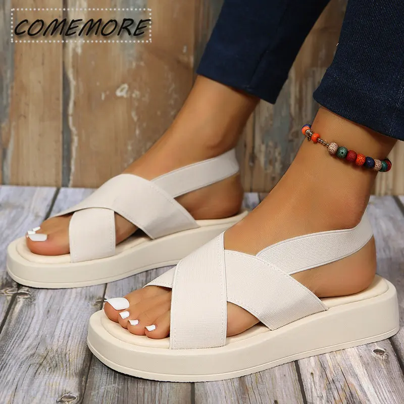 обувь женская летослипоны женские летние балетки Сандалии на танкетке Босоножки