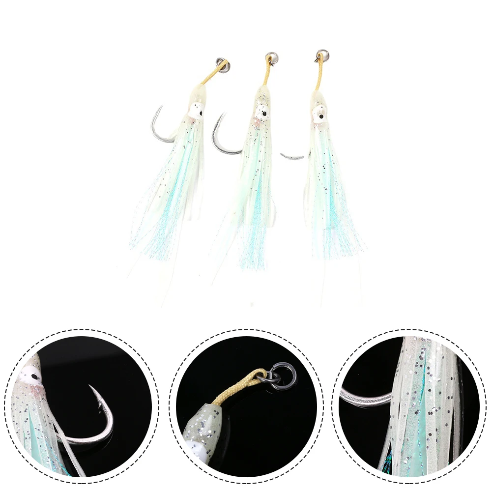 

Luminous Squid Hook Bionic Octopus Hooks Octopus Hook Iron Hook 2/0 2.5g 3/0 4g 5/0 4.5g 7/0 5.5g Fishing Accessories Pesca