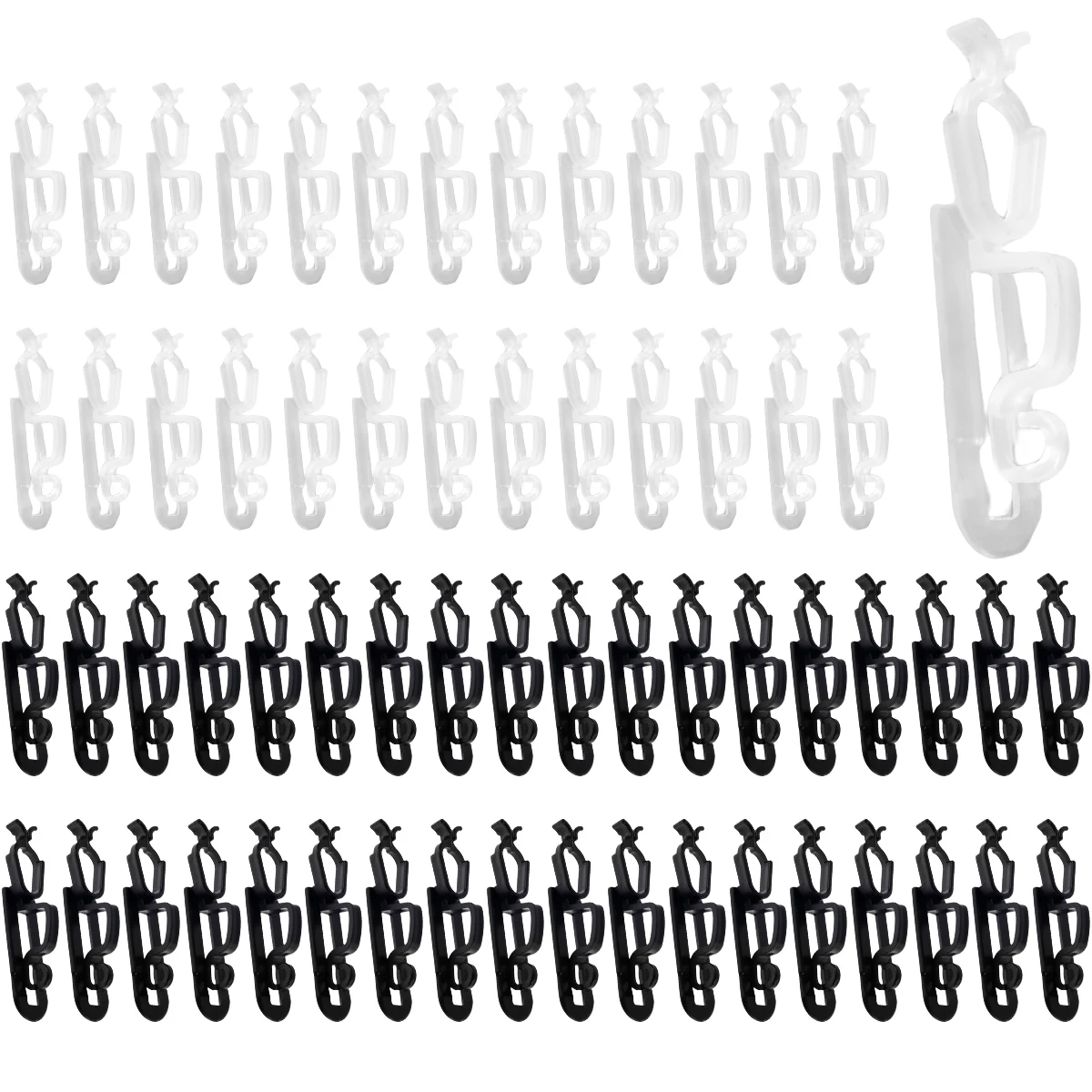 

120 шт., универсальные крючки для подсветки желоба