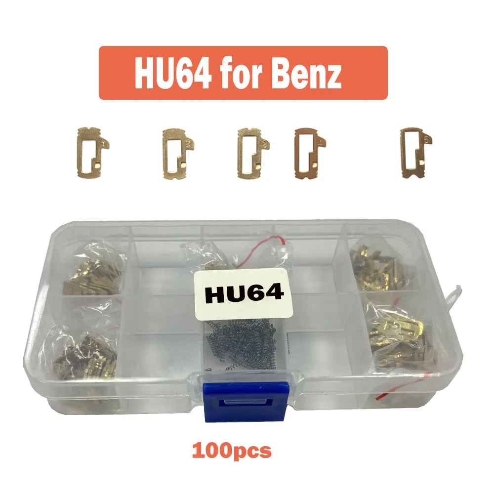 100 шт. HU64 # тростниковая блокировочная пластина для Mercedes Benz M452 ремонтные аксессуары для автомобильных замков 5 типов каждая блокировочная пластина 20 шт.