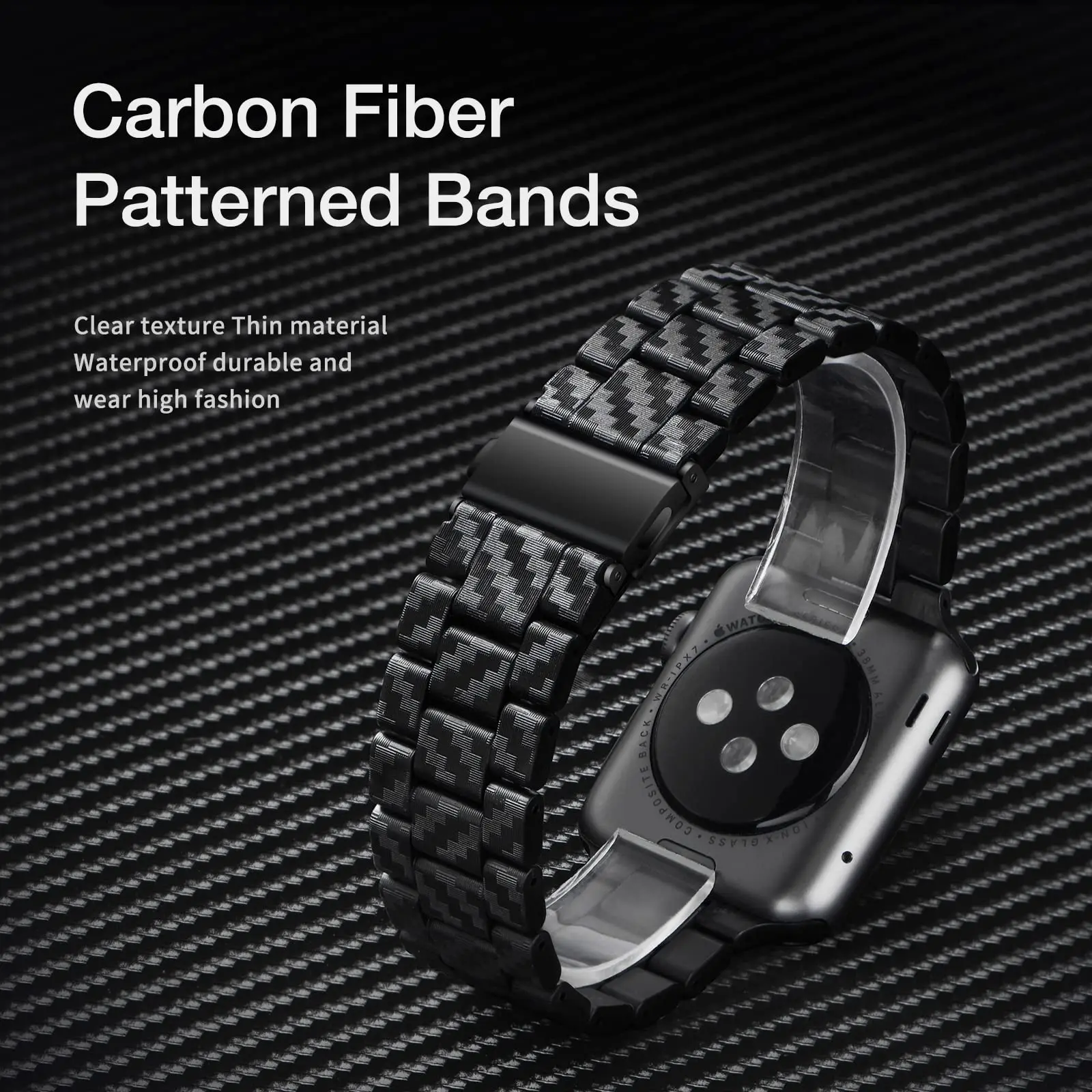 

Strap for Apple Watch Band 44mm 40mm 45mm 41mm 42mm 38mm Stainless Steel Buckle Loop Watchband Iwatch Series 3 4 5 6 Se 7 Strap