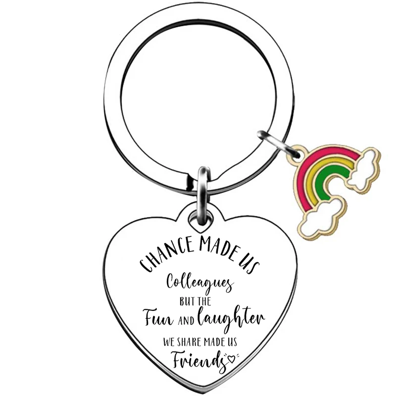 Подарки на коллег для сотрудников службы сердца брелок ключей подарок спасибо