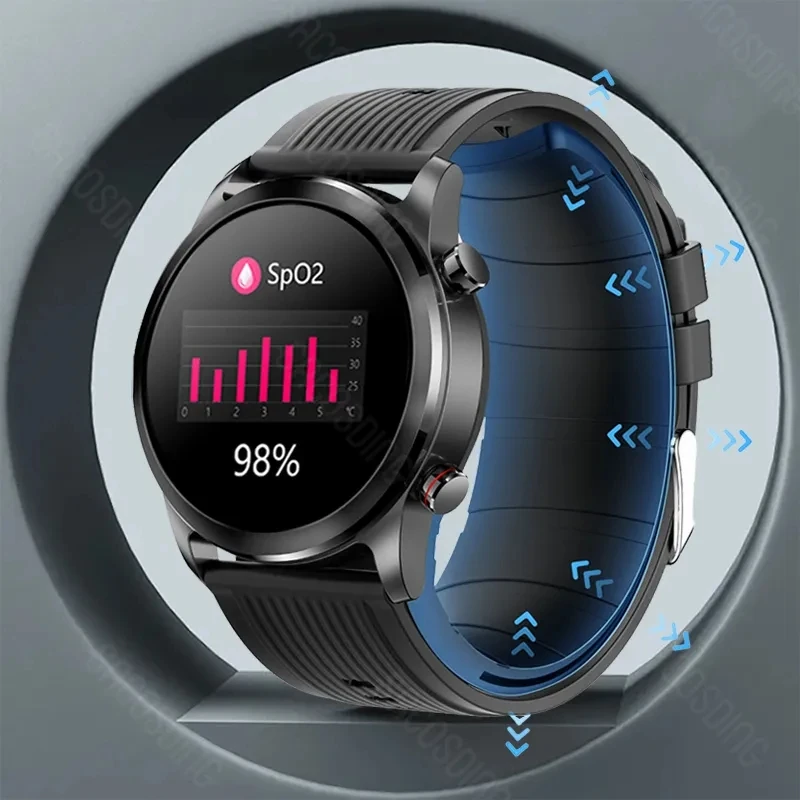 

2023 New Inflammable Belt Accurate Heart Rate Measurement Voice Broadcasting Of Blood Pressure Data Smart Watch Temperature UPR