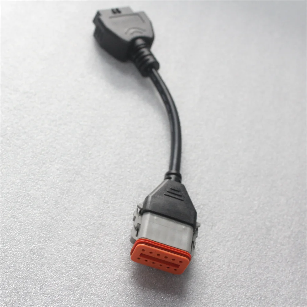 Кабели Acheheng для inline6 12pin к OBDII OBD2 16pin Komatsu Cummins диагностический соединительный