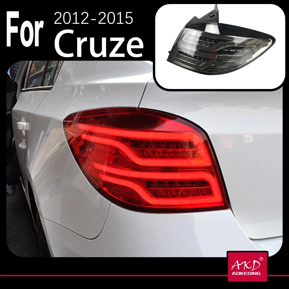 

Модель автомобиля AKD для Chevrolet Cruze, светодиодный задсветильник s 2012-2015 Cruze, задний светодиодный фонарь для люка, задний фонарь DRL, автомобильны...