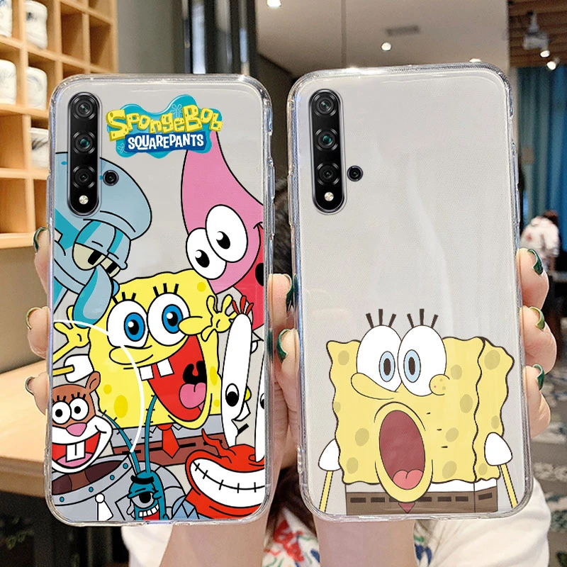 Мультяшный силиконовый чехол для Huawei Nova 5 T, милый мягкий прозрачный чехол для лучшего друга, чехлы для Huawei Nova5T 5 T, Забавный чехол