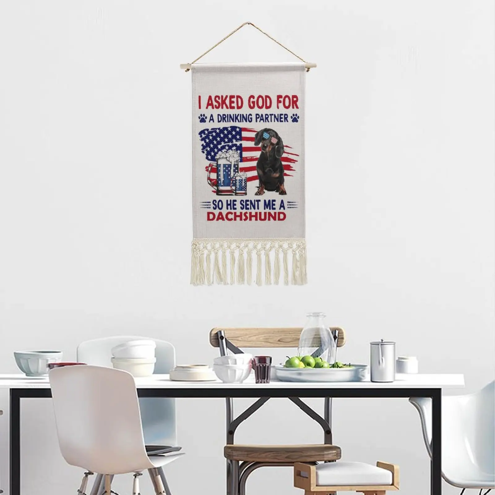 Рисунок 4 - Настенный Гобелен из хлопка и льна