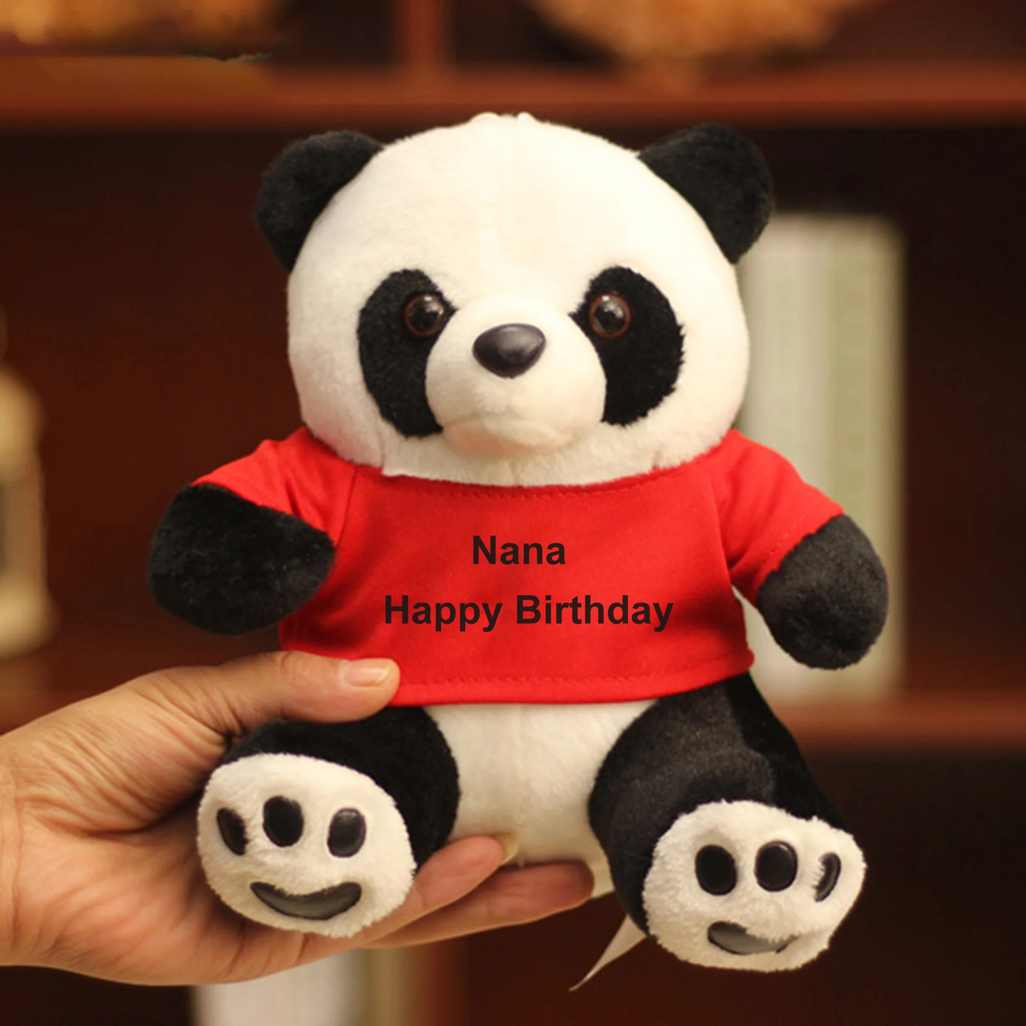 Personalized Panda Stuffed Animal 2023 Graduation Bear Customized Text Personalized Gifts for Girlfriend/Boyfriend on Valentines
