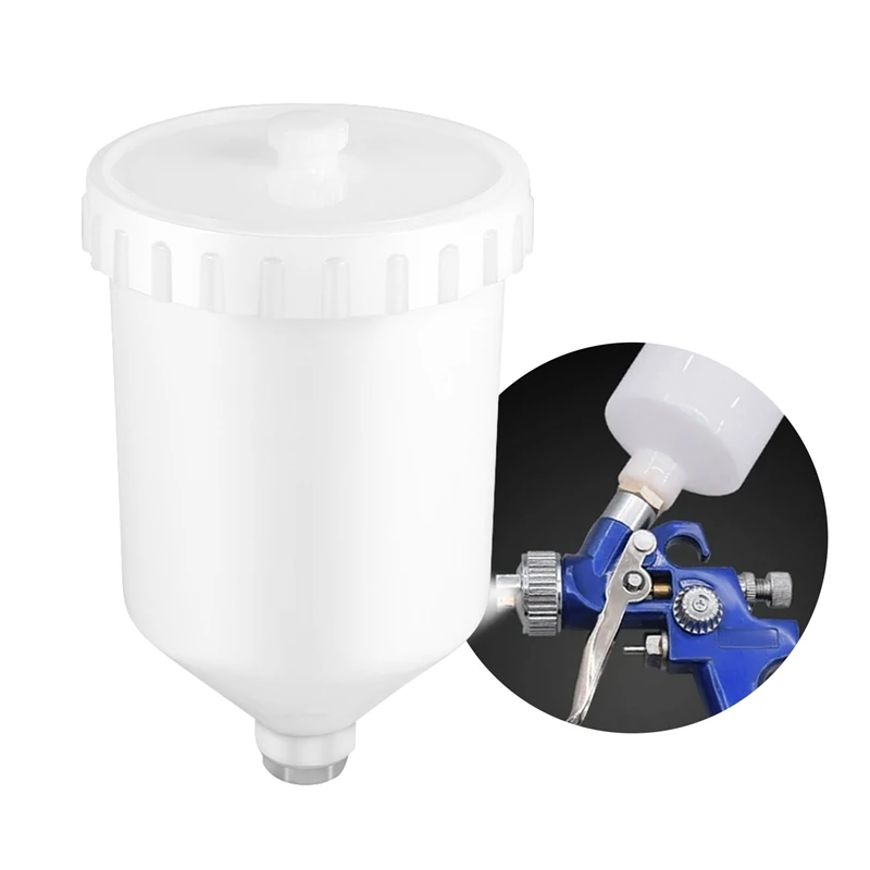 600 мл лейка для краски инструмент распыления воздуха пластиковый горшок