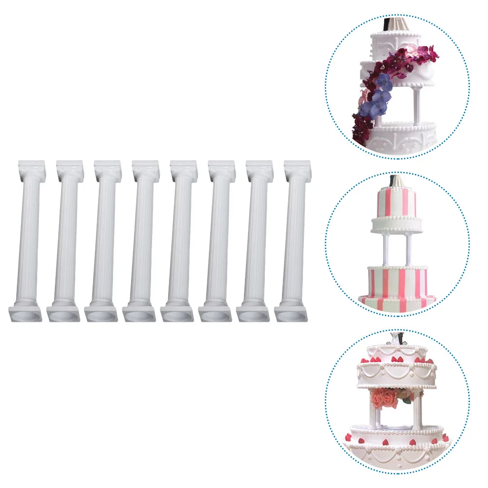 8 шт. подставка для римской стойки тортов пластиковые опорный стержень
