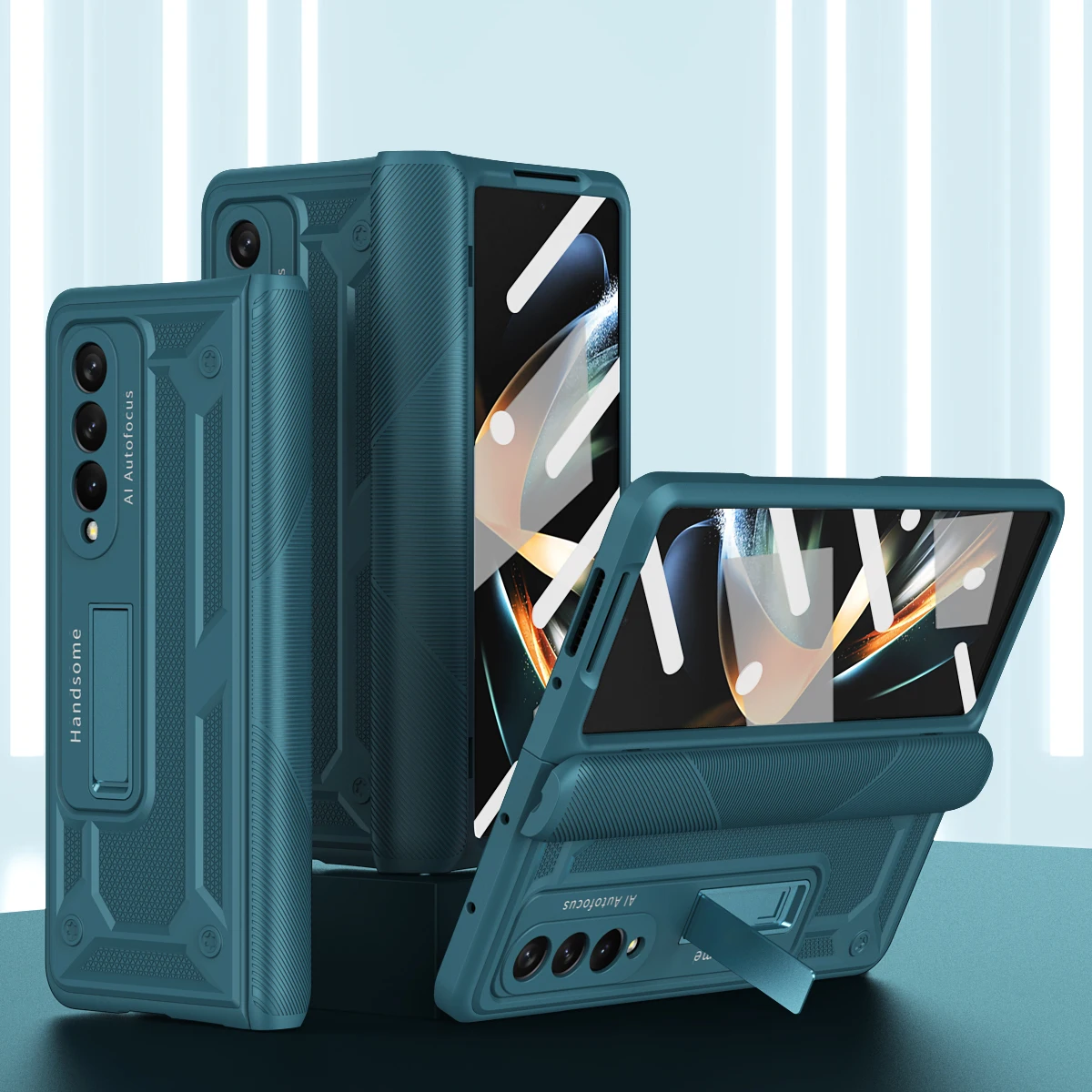 

Comfortable Full Body Glass Film Case for Samsung Galaxy Z Fold 4 Fold4 Fold5 Fold3 Fold2 Fold 2 3 5 Zfold4 Phone Cover Funda