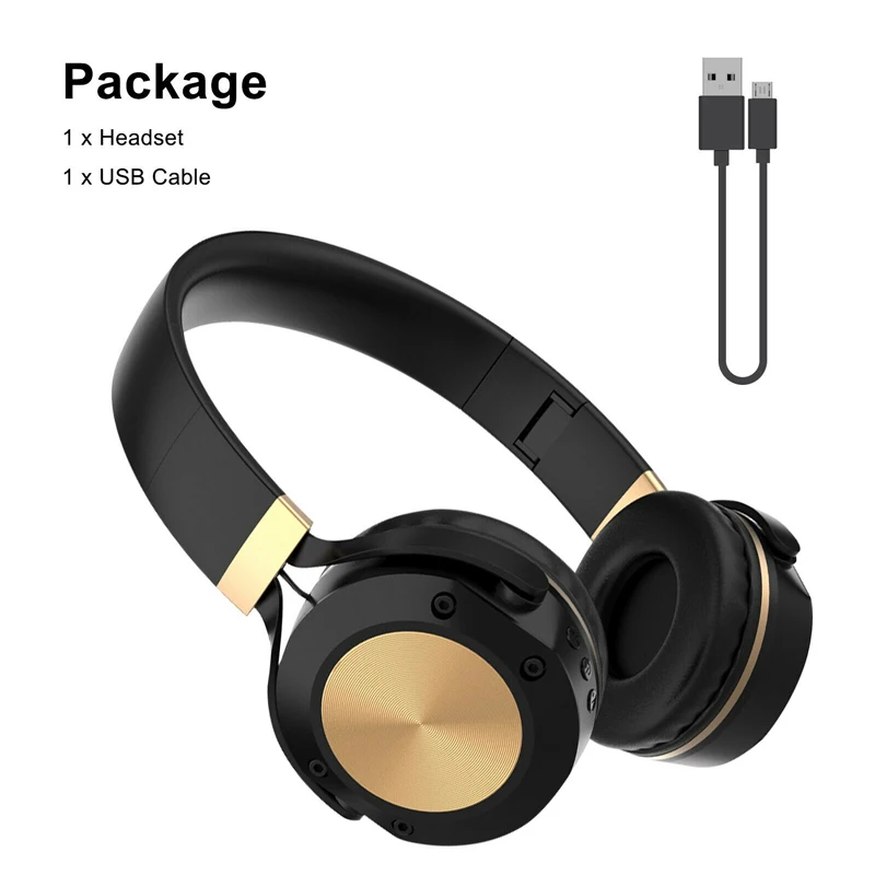 

1pc Foldable Over-Ear Headset 5.0 Wireless Bass Stereo Music Headphone Leather Earmuffs For Phones Tablets Sporty Earphone
