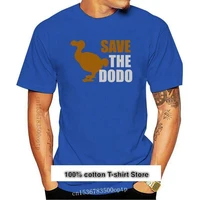 camiseta estampada para hombre de manga corta camiseta de algod%c3%b3n save the dodo bird novedad de 2021 camiseta mujer camiseta
