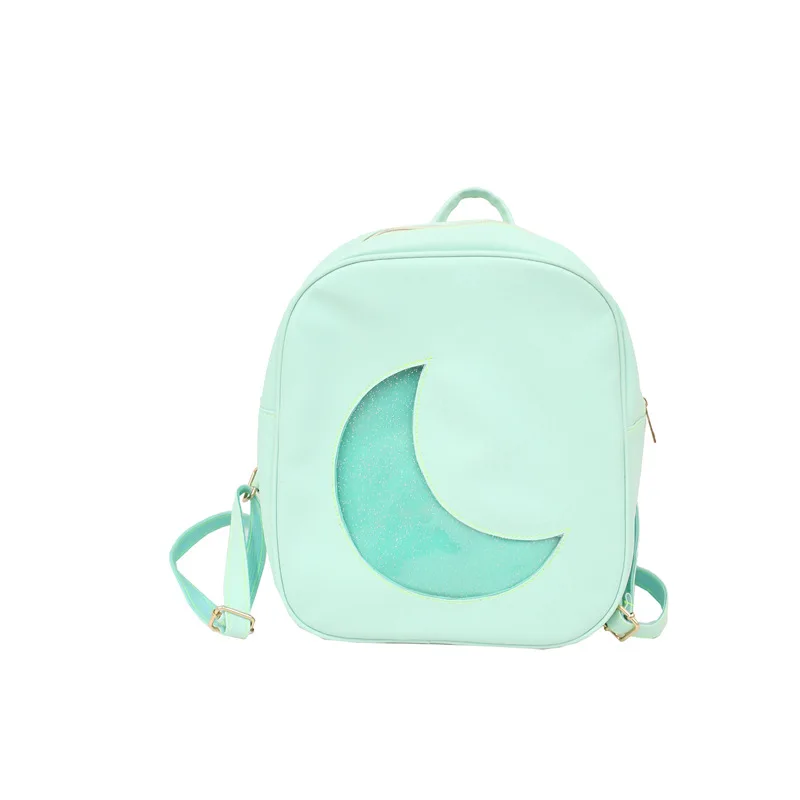 Ita Bag Moon Shaped Backpack Transparent Window Display Children Backpack Kid Backpack School Bags Girls