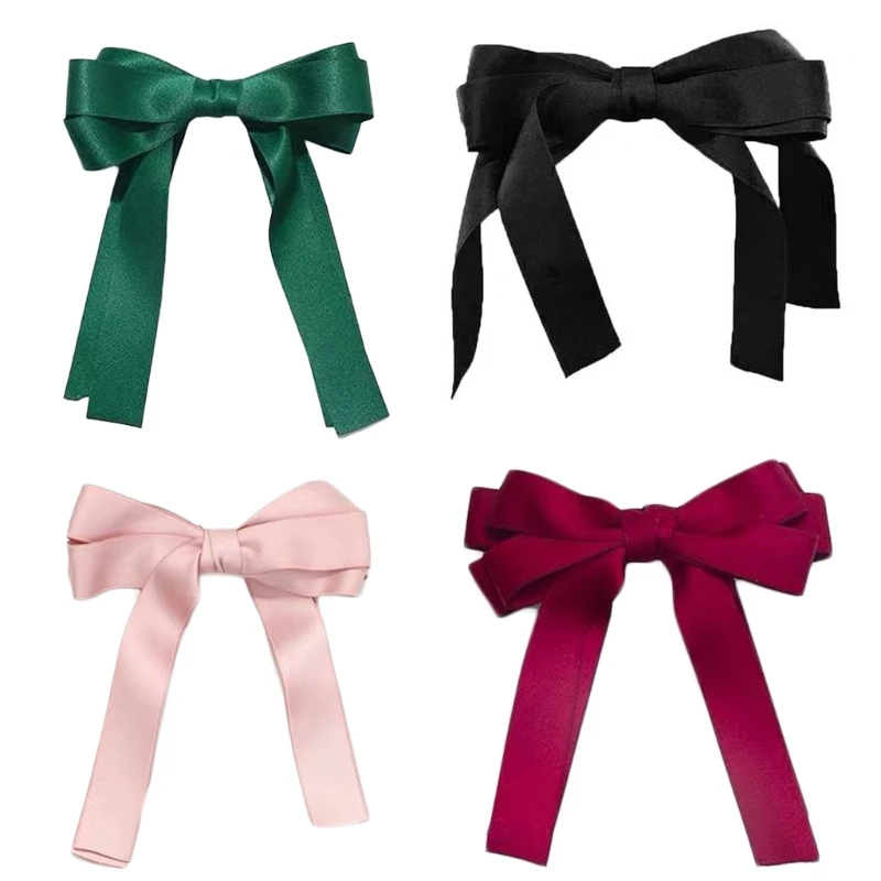 

Большие заколки для волос, атласные заколки для волос с бантом, заколки для девочек