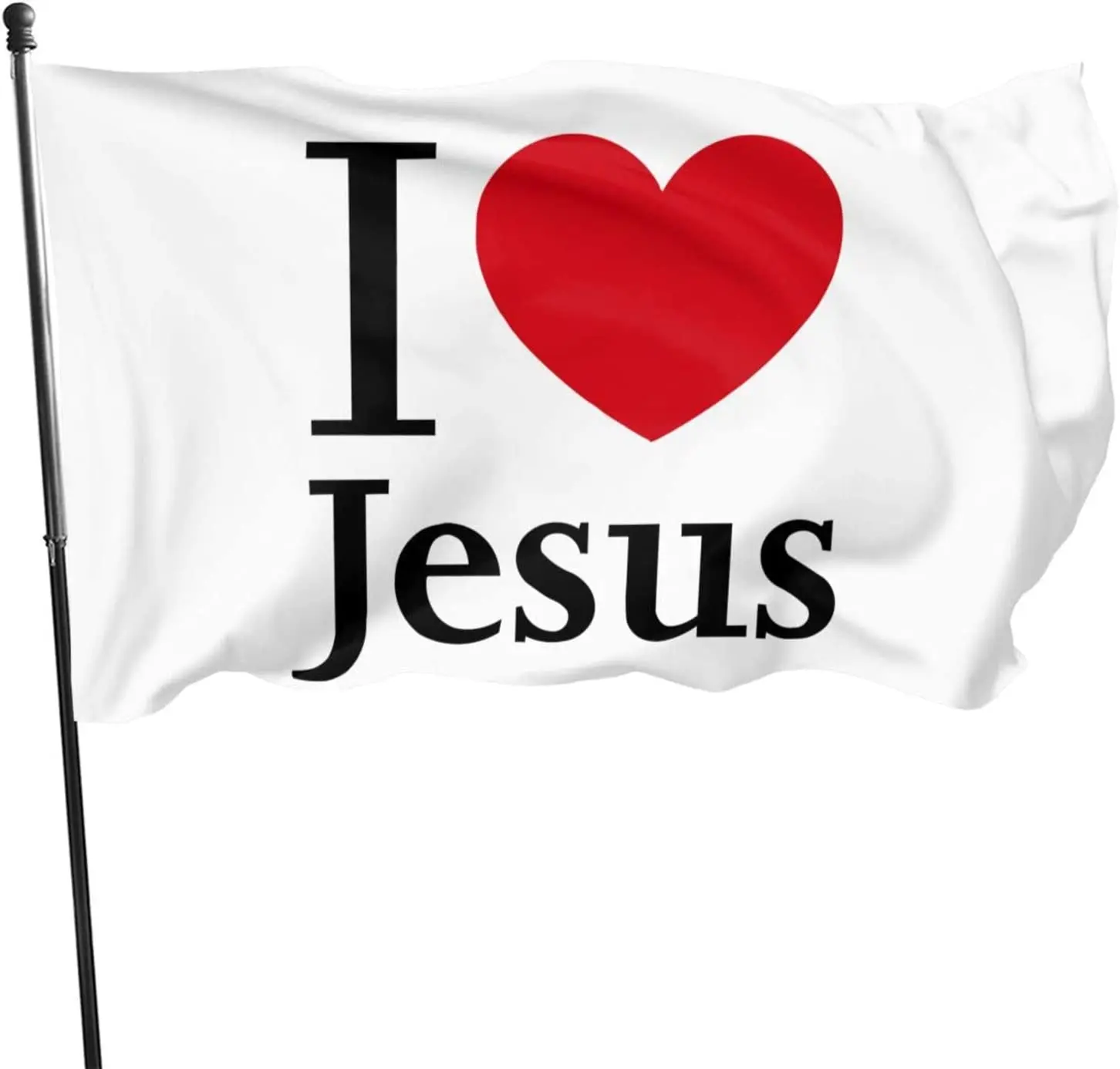 

I Love Jesus Flag,3x5 Flags For Home Decorative Yard Deluxe Outdoor Banner