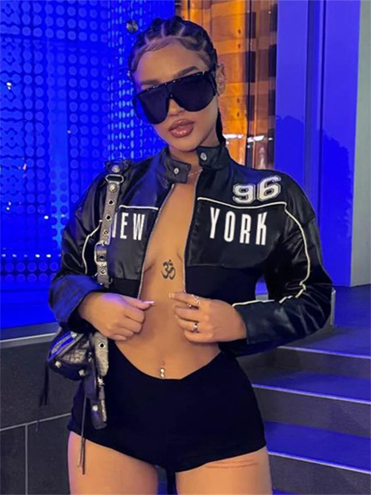 Aualay Зимняя женская байкерская укороченная куртка из искусственной кожи 2024