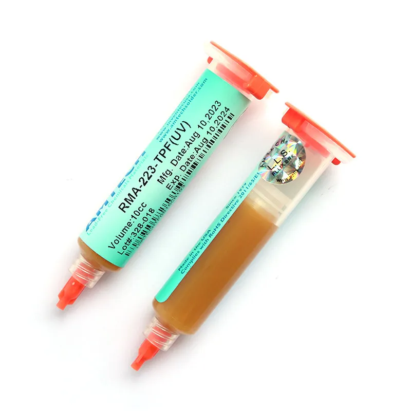 Фото Импортная паяльная паста BGA NC-559-AS-UV/RMA-223-UV, паяльное масло, флюс для пайки №4