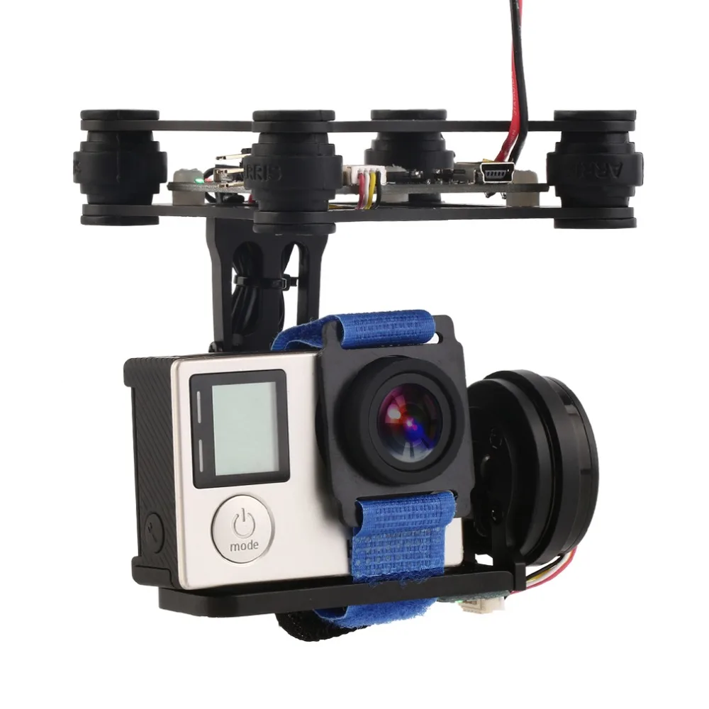 2Axis Brushless Gimbal Frame Motor BGC2.0 Controller For Gopro 2 3 4 SJ4000 Camera FPV RTF DIY Drone