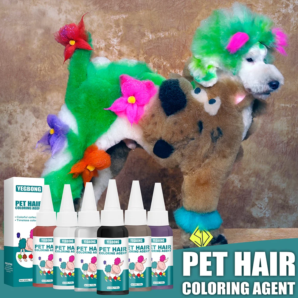 

Pet Dyeing Agent Dye Cream Pet Hair Coloring Dyestuffs Dyeing Pigment Pet Accessories For Dog Cat Pet Dyeing Agent