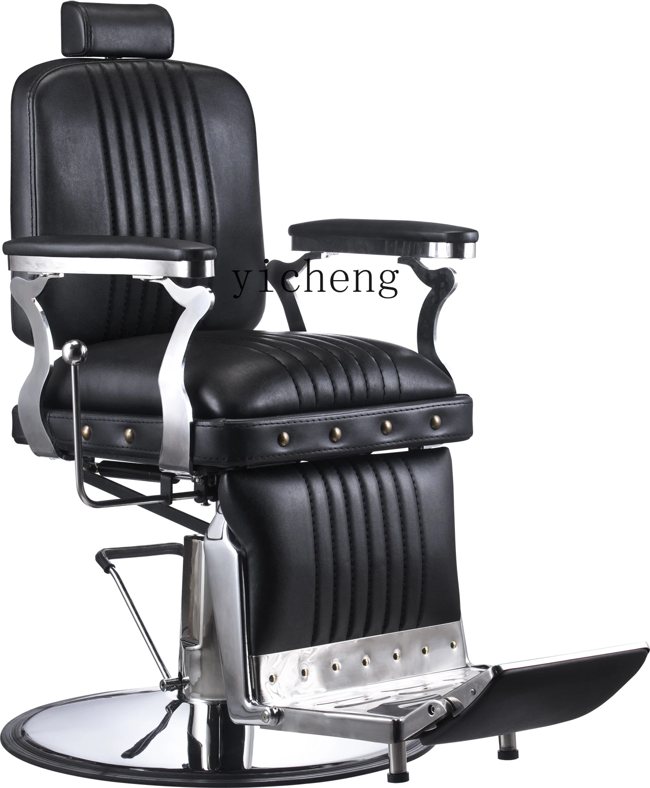 HSN стул для парикмахерской с откидной спинкой в стиле ретро большой бритья кресло