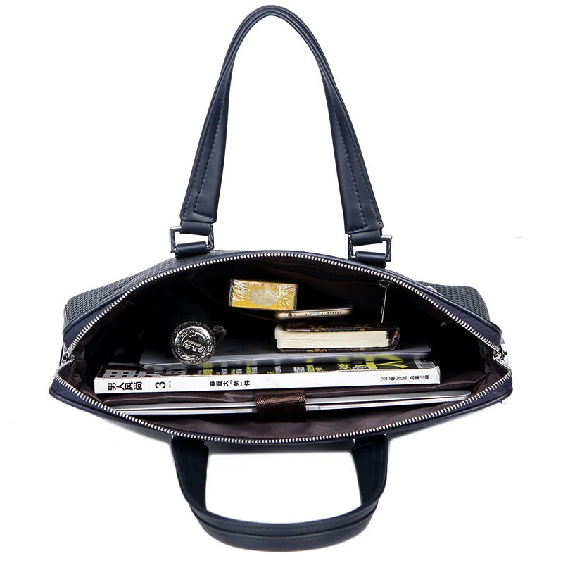 men leather briefcase office bags for man famous brand crossbody messenger computer bag male lawyer luxury handbags bolso hombre free global shipping