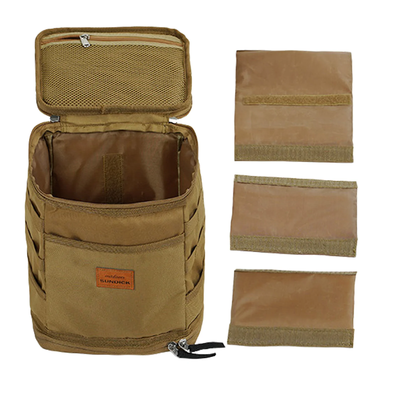 

Utensil Bag Storage Containers With Hand-held Buckle Camping Storage Handbag With Handles And Hand-held Buckle Comfortable Tote