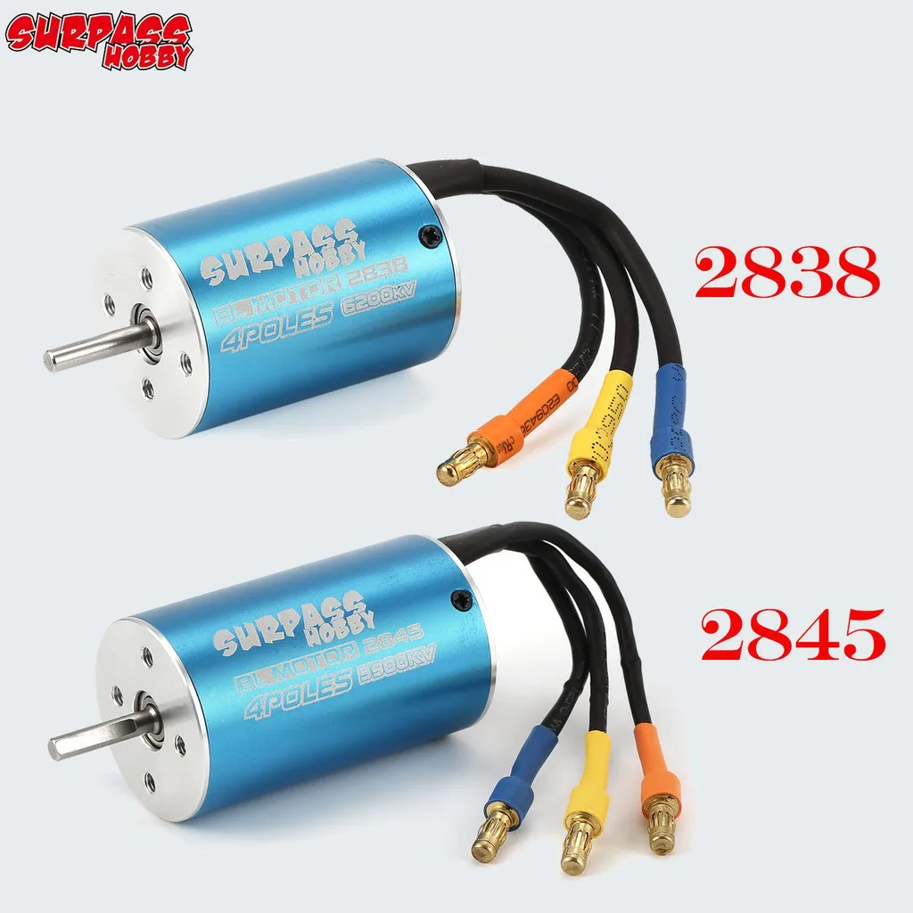 

Waterproof 2838 2845 Brushless Motor for Wtloys Remo Hobby XLH Timaya Redcat 1/12 1/14 1/16 1/18 RC Car Boat