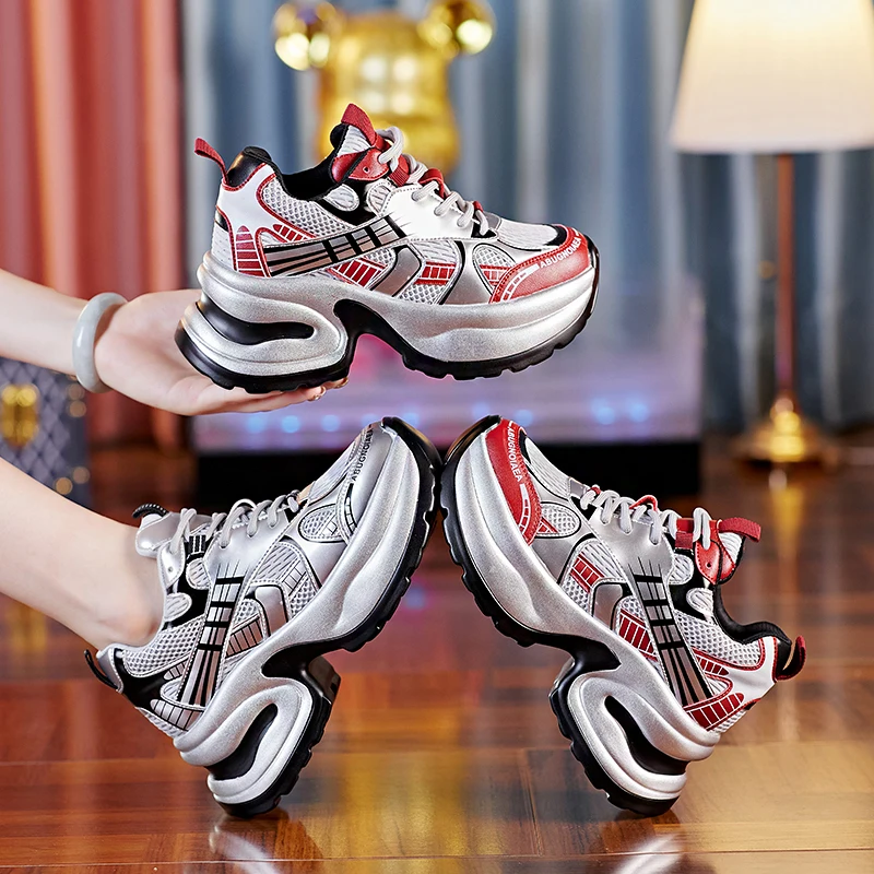 Женские кроссовки из натуральной кожи AUTUSPIN уличная Удобная Повседневная Уличная