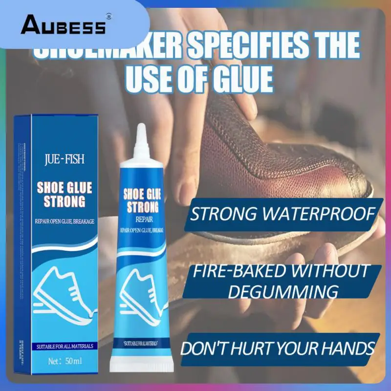 

50ml Shoe Repair Glue No Hurt Hands Strong Shoe Glue Adhesive Worn Shoes Repairing Glue Sneakers Boot Fix Mending Liquid Tool