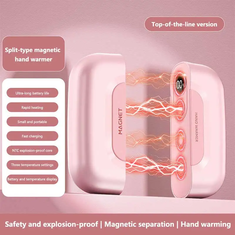 

Магнитная грелка для рук 2-в-1 rechargeable