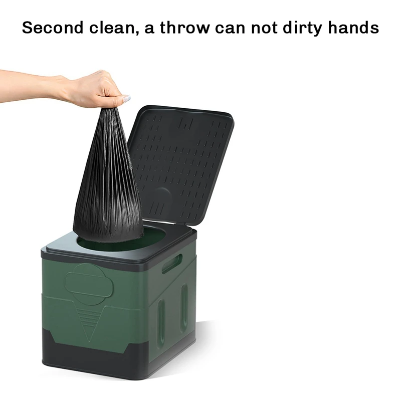 Необходимый для дорожных поездок: Складной автомобильный туалет чрезвычайных