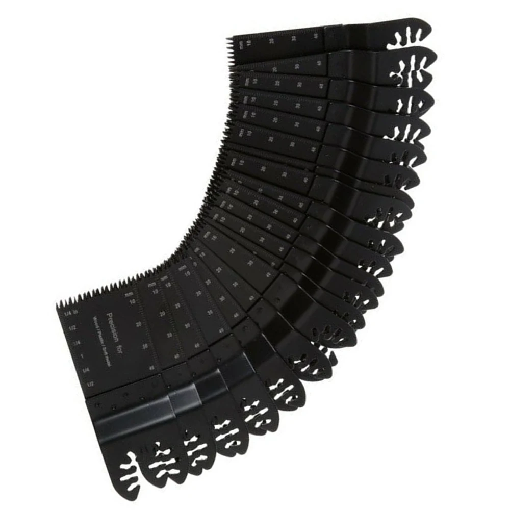 

25pcs 1-3 / 8inch 35mm Oscillating Multitool Japanese Tooth Saw Cutters Set Durable And Reliable