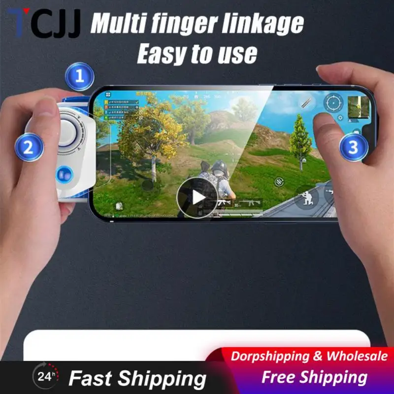 

1~8PCS Type-C Wireless BT 5.0 Mobile Phone Controller Gamepad For Android And IOS One-handed Rechargeable Controller Gaming