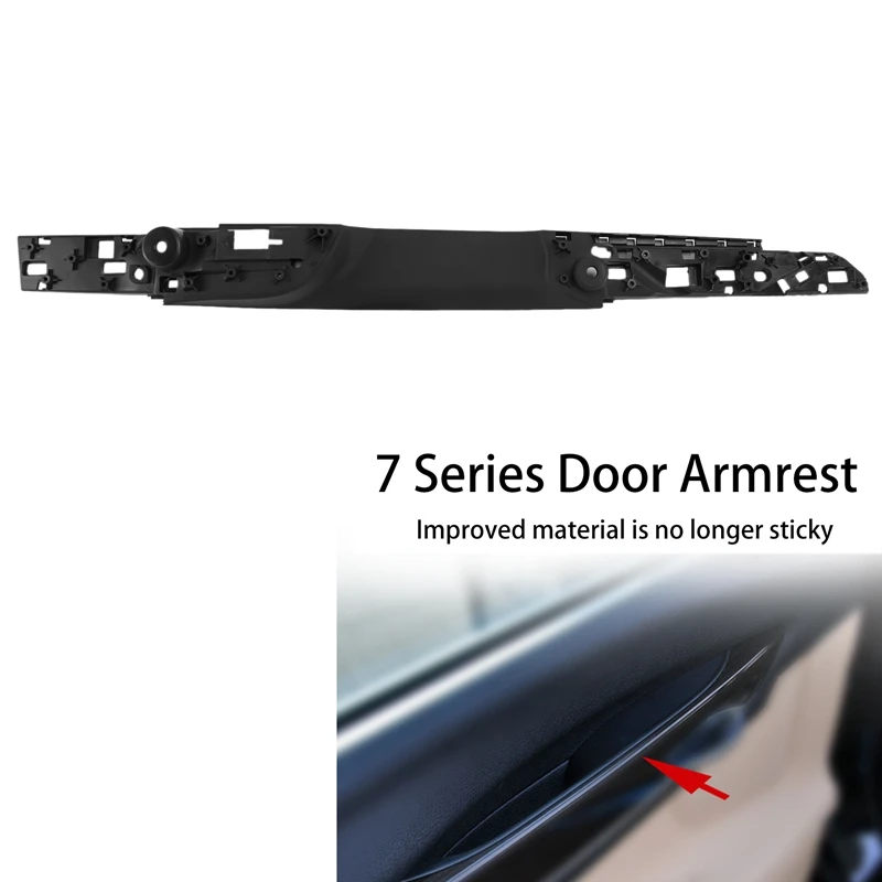 

Car Interior Rear Left Door Pull Handle Trim Replacement for-BMW 7 Series F01 F02 730 740 745 750 760 2008-2015