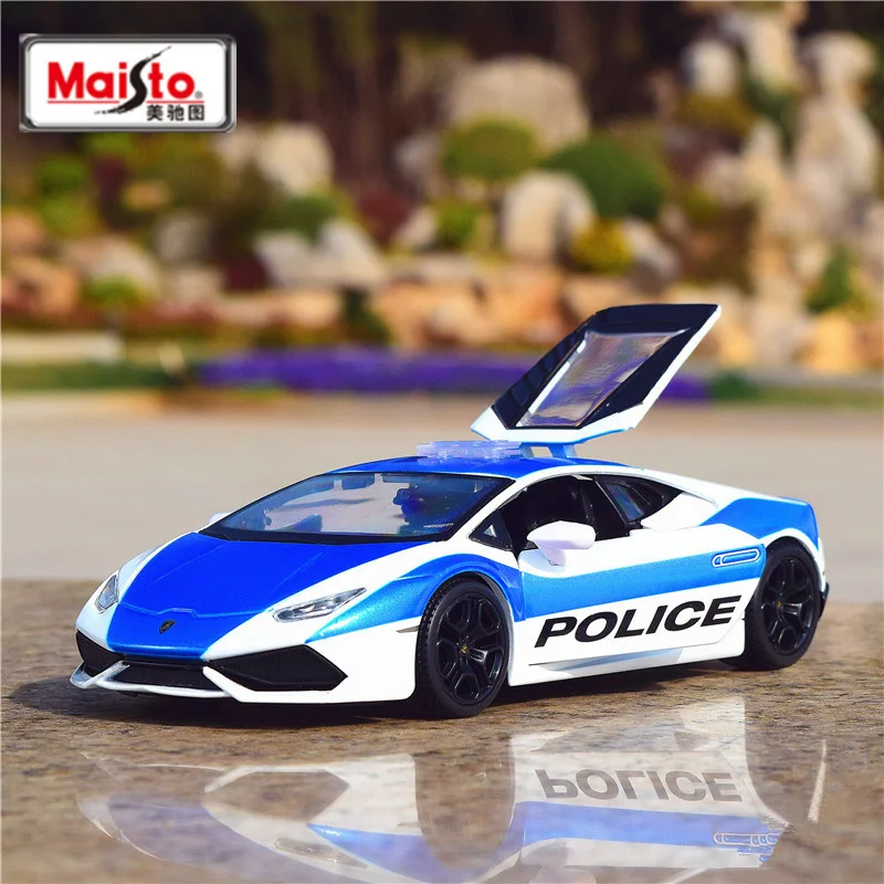 

Модель спортивного автомобиля Maisto 1:24 Lamborghini Huracan LP610-4 из сплава, металлическая игрушка под давлением, модель высокой модели детского подарка
